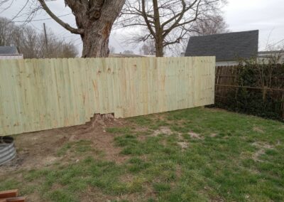 an image of a wood fence by Parker Fence, LLC in Camby, IN